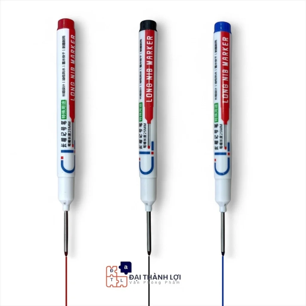 Bút lông dầu 1 đầu dài Long Nib, bút đánh dấu marker đa năng, viết trên mọi chất liệu da, gỗ, đá, nhựạ