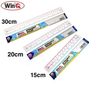 Thước Kẻ Nhựa Dẻo WinQ 15cm/20cm/30cm