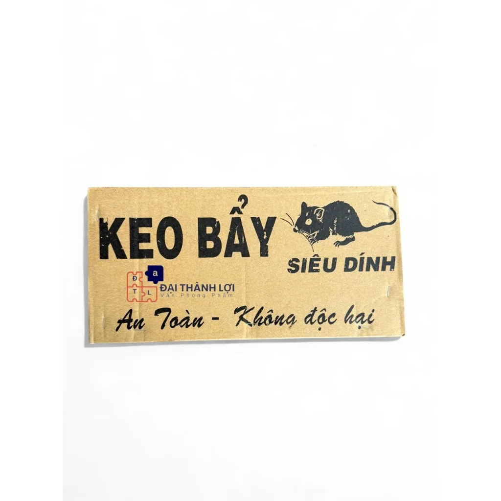 KEO DÍNH CHUỘT SIÊU DÍNH HÀNG VIỆT NAM - BẪY ĐƯỢC CHUỘT TO - KHÔNG ĐỘC HẠI
