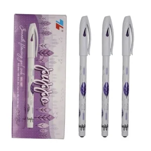 Bút Gel Thiên Long GEL-027 ngòi 0.5mm mực xanh/tím thiết kế hiện đại, phú hợp tay cầm học sinh