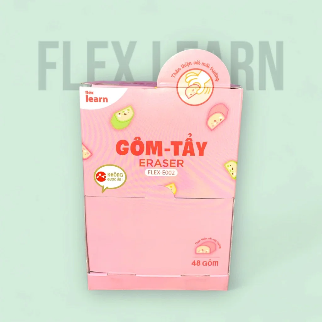 Gôm Tẩy FLEX-E002 Hình Dáng Đáng Yêu, Tẩy Sạch, Ít Vụn
