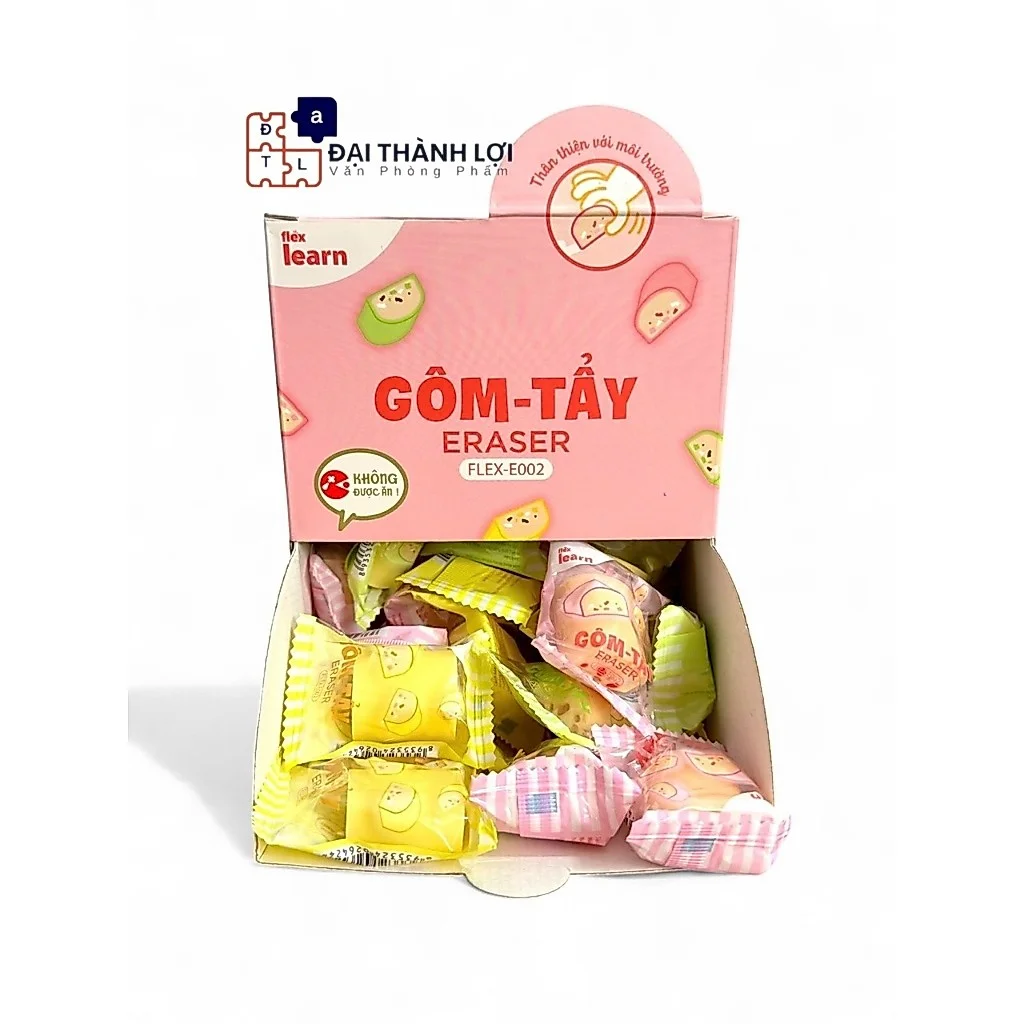 Gôm Tẩy FLEX-E002 Hình Dáng Đáng Yêu, Tẩy Sạch, Ít Vụn