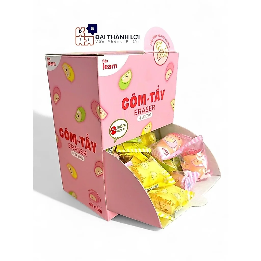 Gôm Tẩy FLEX-E002 Hình Dáng Đáng Yêu, Tẩy Sạch, Ít Vụn