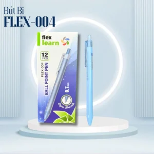 Bút Bi Flex Learn FLEX-004 - Đầu bút 0.7mm, trơn êm, mực đậm, tiện lợi, bền bỉ