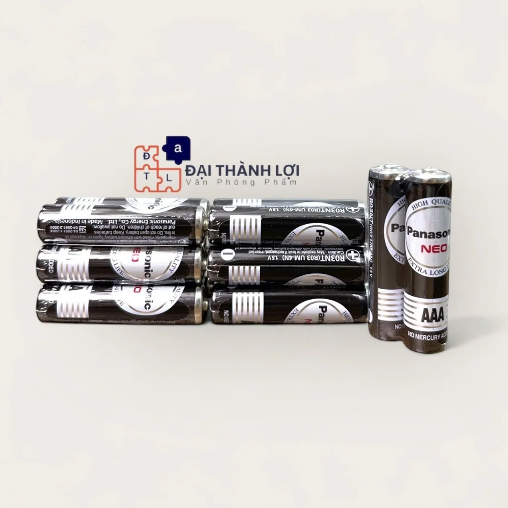 Pin AAA Panasonic Đũa Đen NEO R03NT-2S hàng Chính Hãng chất lượng cho loại điều khiển