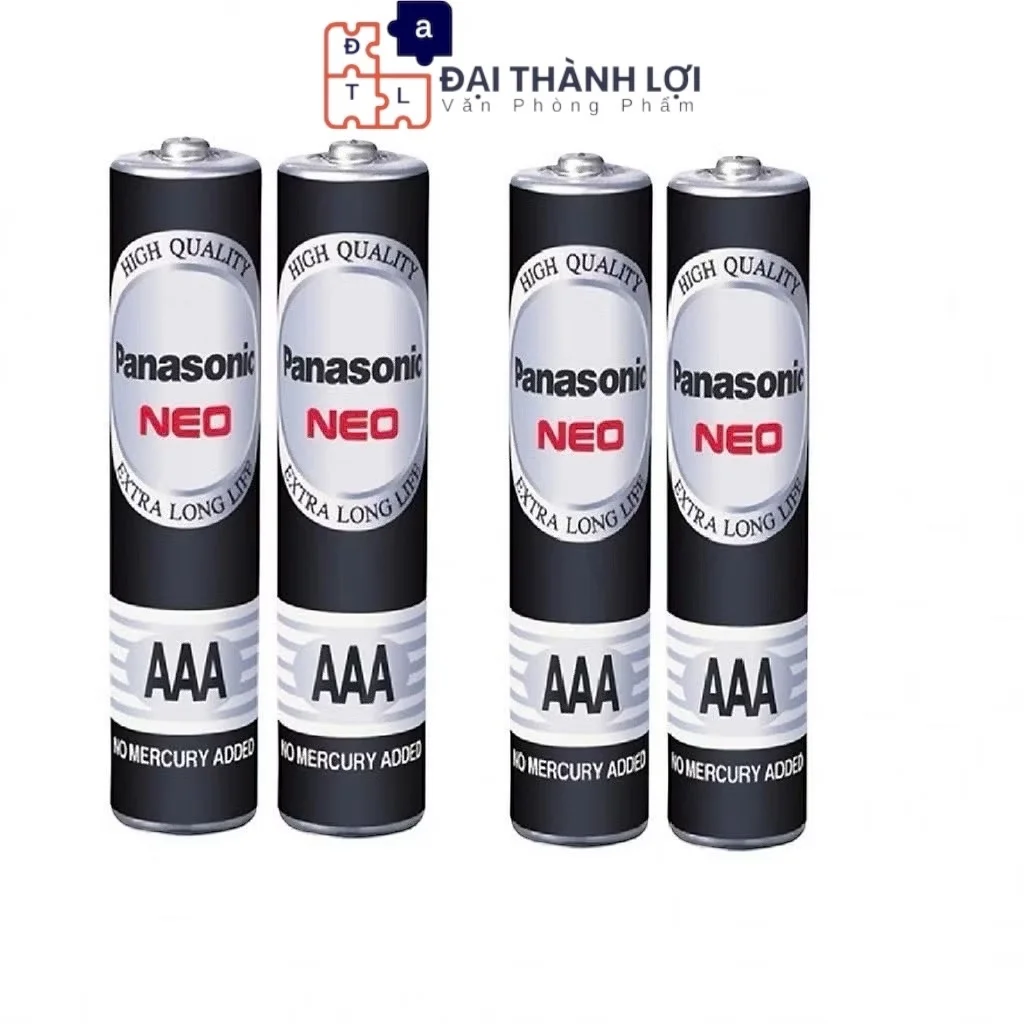 Pin AAA Panasonic Đũa Đen NEO R03NT-2S hàng Chính Hãng chất lượng cho loại điều khiển