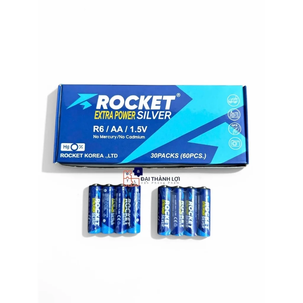 Pin AA / AAA Rocket Carbon (R6 - R03) Carbon Zinc - Hàng Chính Hãng