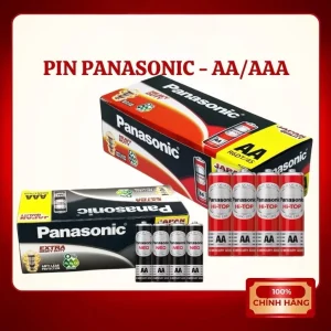 Pin Panasonic AA 2A Và AAA 3A chính hãng dung lượng cao dùng cho Remote, đồ chơi, thiết bị điện gia