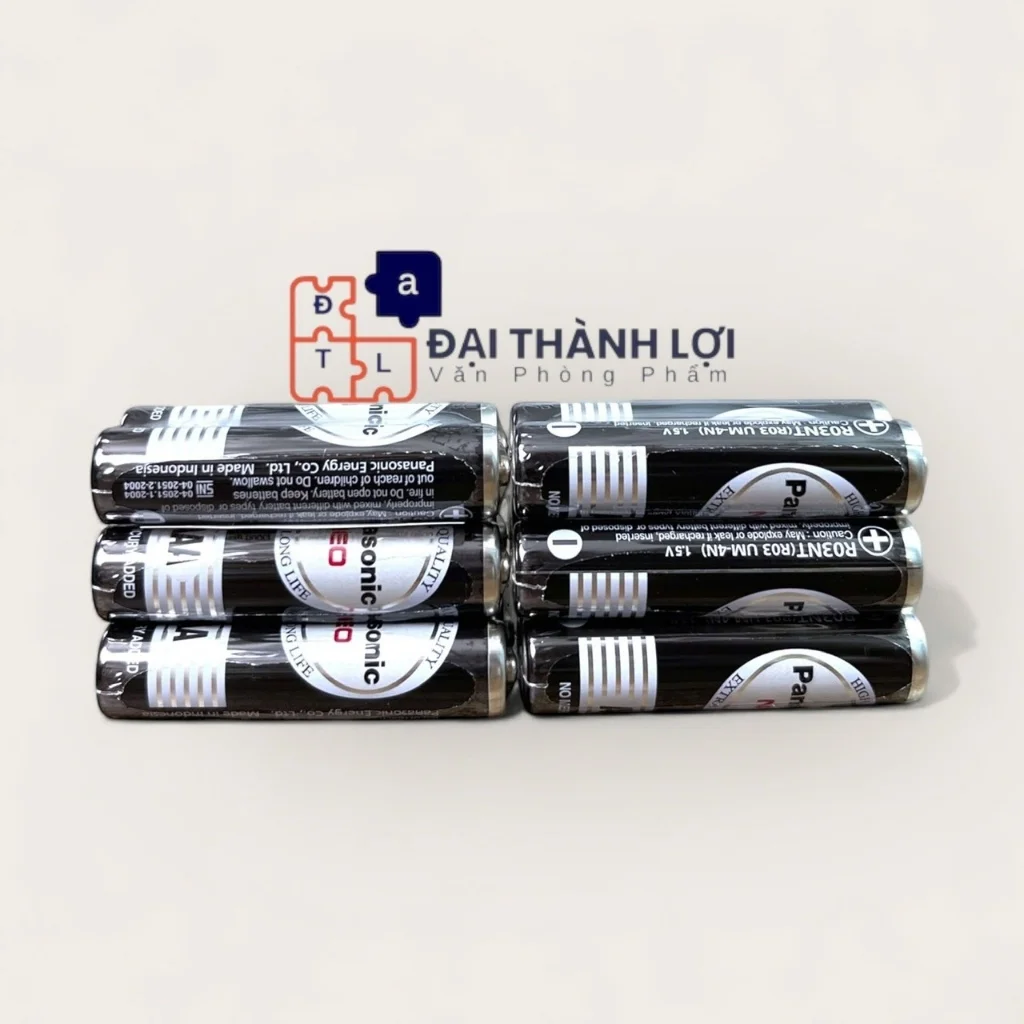Pin Panasonic AA 2A Và AAA 3A chính hãng dung lượng cao dùng cho Remote, đồ chơi, thiết bị điện gia