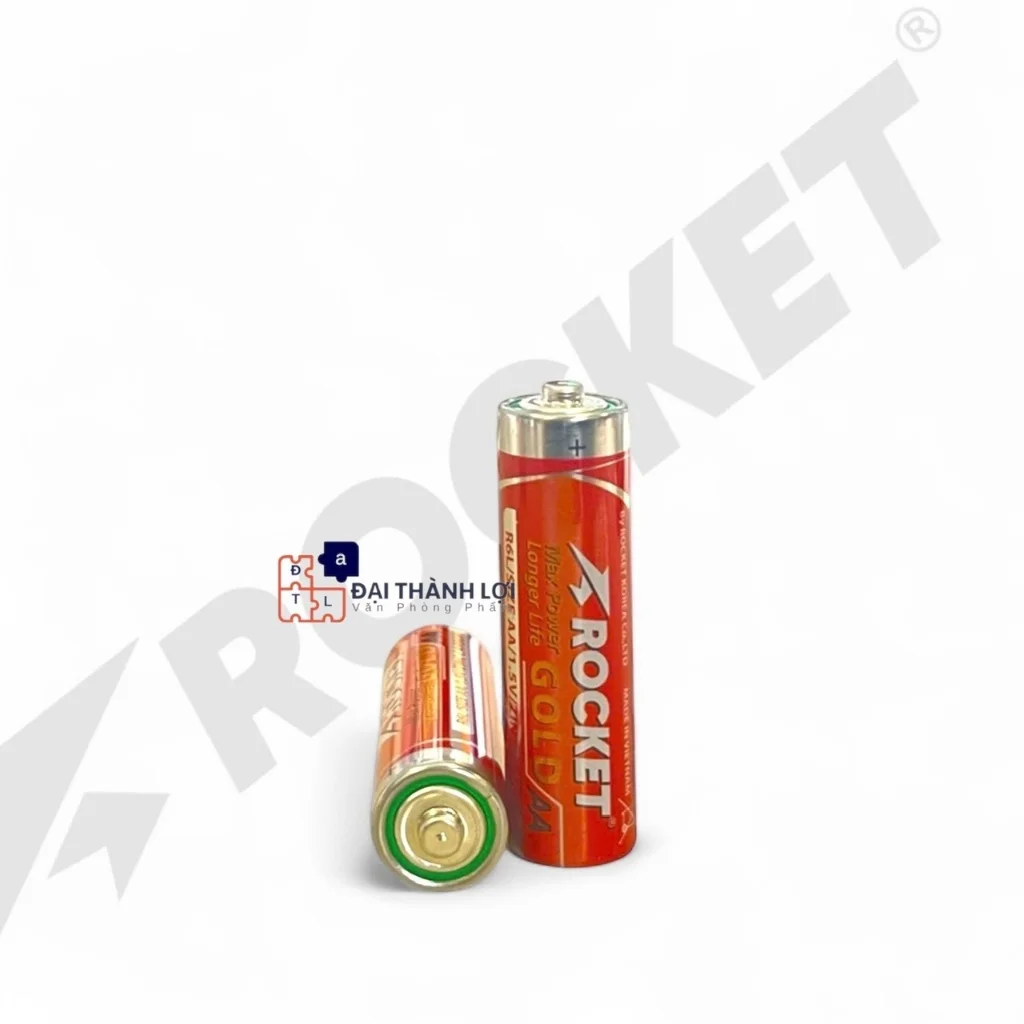 Pin AA GOLD 1,5V Vỏ sắt Siêu Bền,pin AA dùng cho khóa từ, két sắt, đồ chơi, mic hát