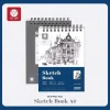 Sổ vẽ phác thảo Sketchbook A4 - Giấy vàng sần - ĐL 100g/m2