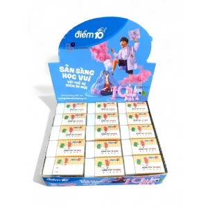 Gôm tẩy Thiên Long E-09 hoạ tiết dễ thương, siêu mềm dẻo, gôm sạch vết chì