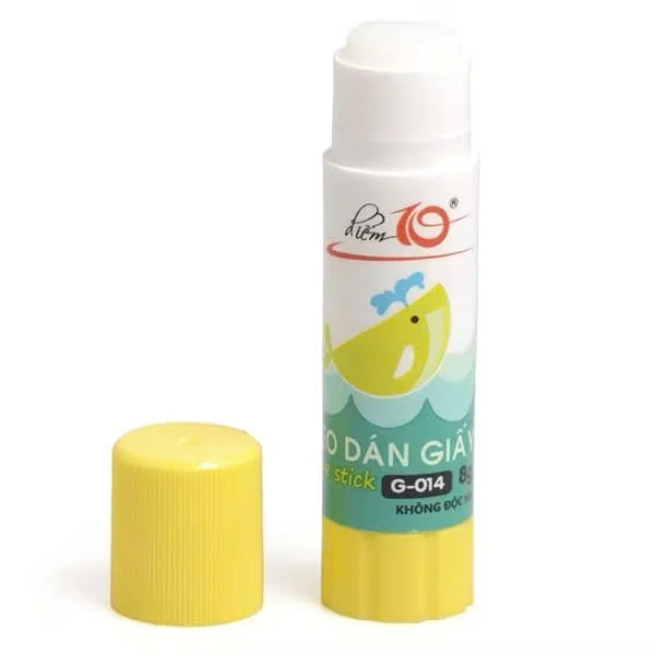 Keo khô, hồ khô Thiên Long màu trắng, khô nhanh, kết dính cao, phù hợp thủ công, dán giấy, DIY G-014