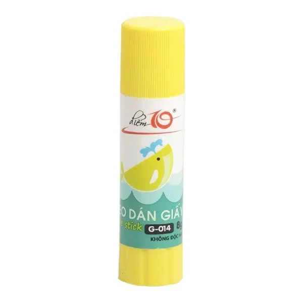 Keo khô, hồ khô Thiên Long màu trắng, khô nhanh, kết dính cao, phù hợp thủ công, dán giấy, DIY G-014