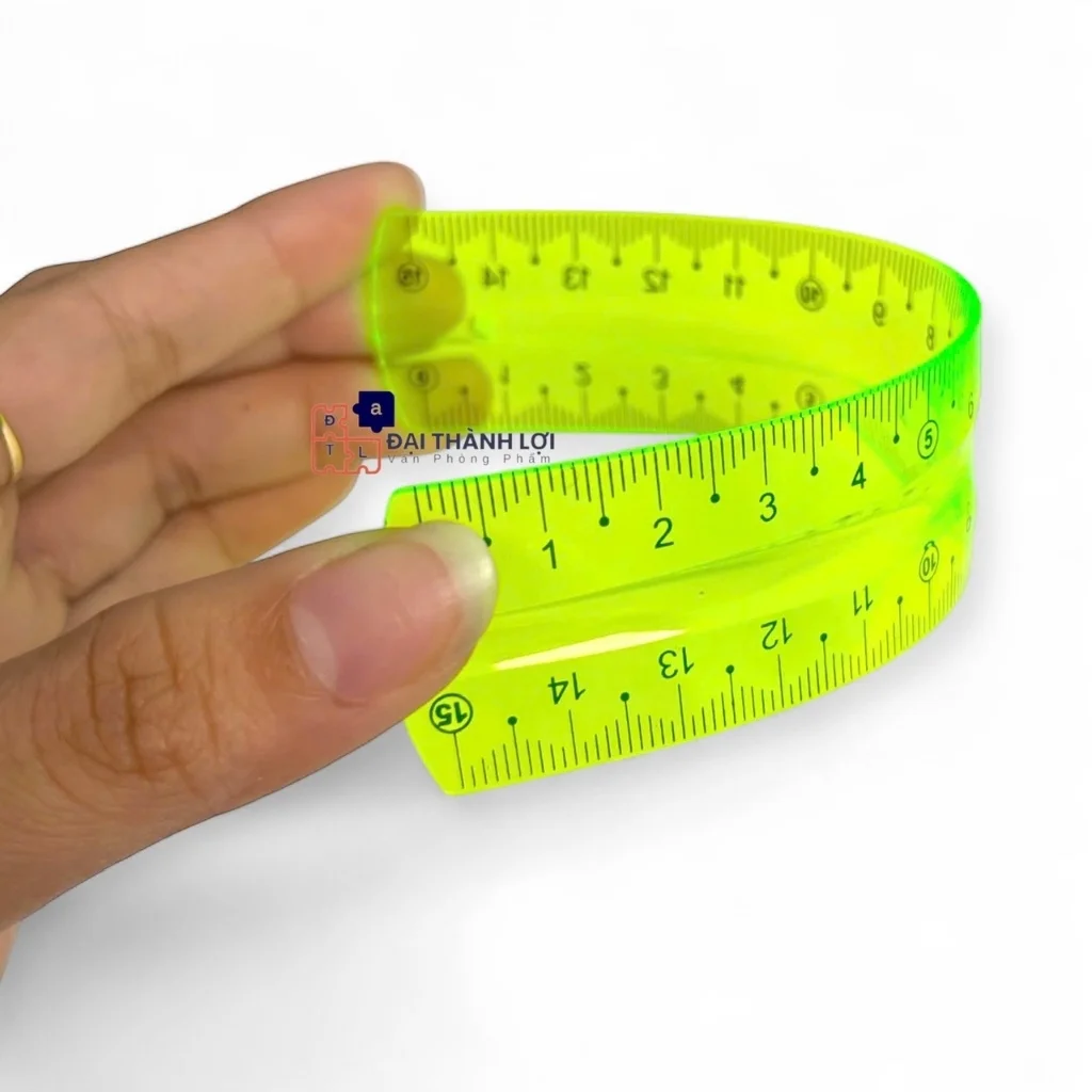 Thước Dẻo Bộ 4 Món 15CM túi nhựa nút tiện lợi Aihao, Chính Hãng ( Màu Ngẫu Nhiên)