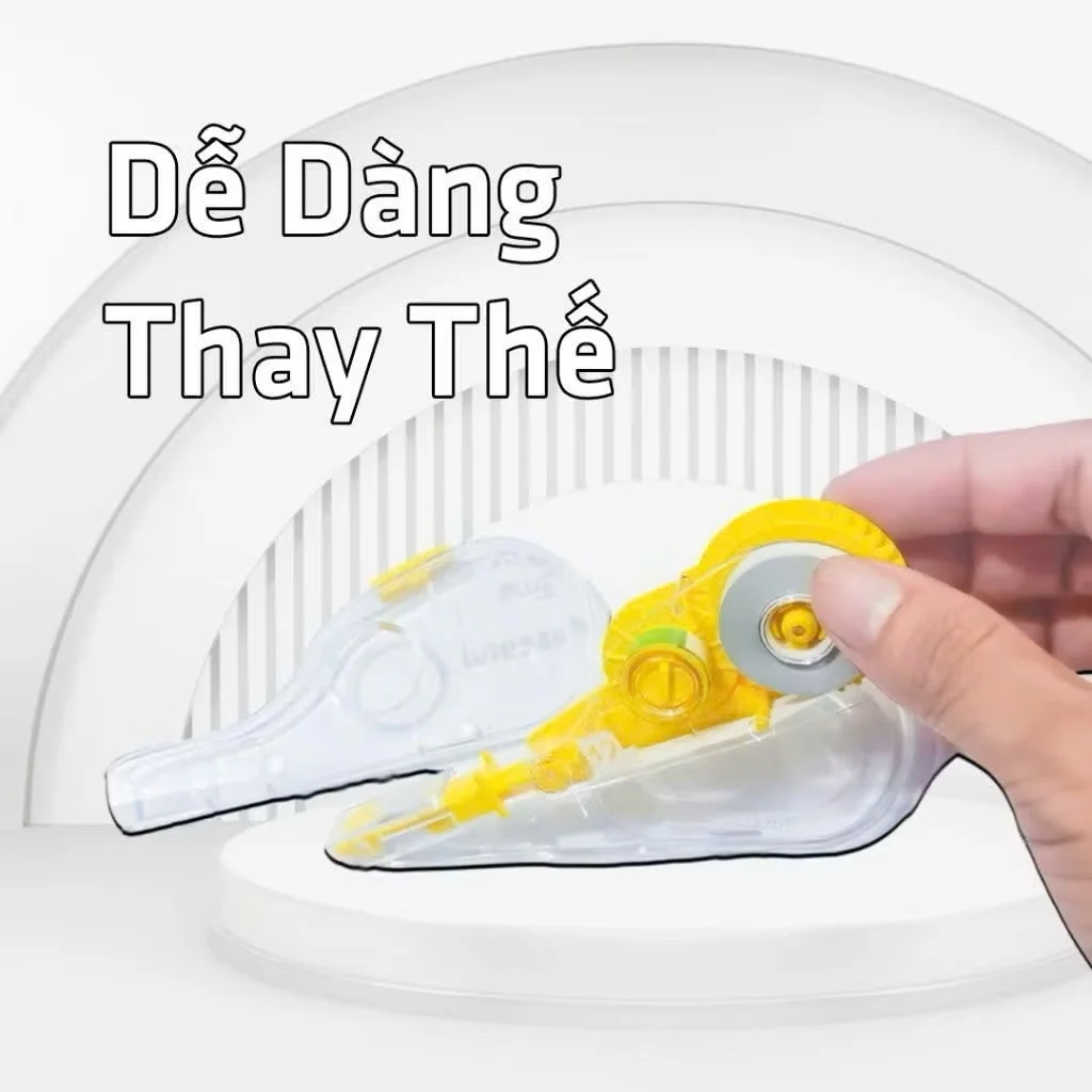 Bút Xóa Kéo, ruột băng xóa kéo PLUS dài Whiper V Happy Color WH – 105T