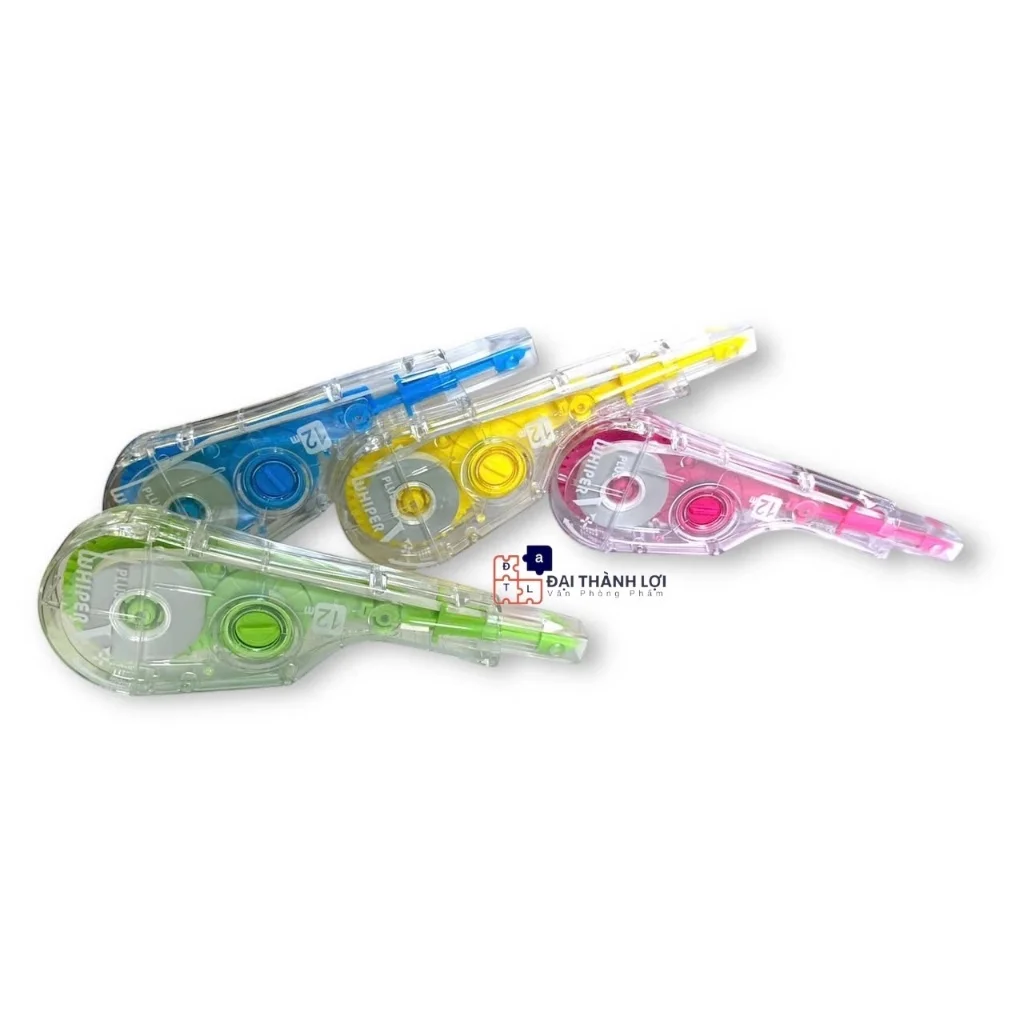 Bút Xóa Kéo, ruột băng xóa kéo PLUS dài Whiper V Happy Color WH – 105T