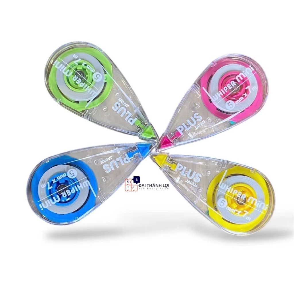 Xóa kéo Plus Whiper Mini Correction tape WH-505, 5mmx7m( Màu Ngẫu Nhiên)