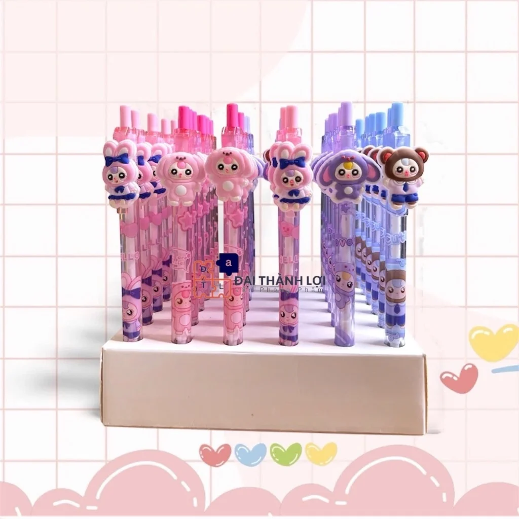 Bút Chì Bấm Ngòi 0.5mm Nhiều Hình Dễ Thương Charm Cute HotTrend (Mẫu Ngẫu Nhiên)