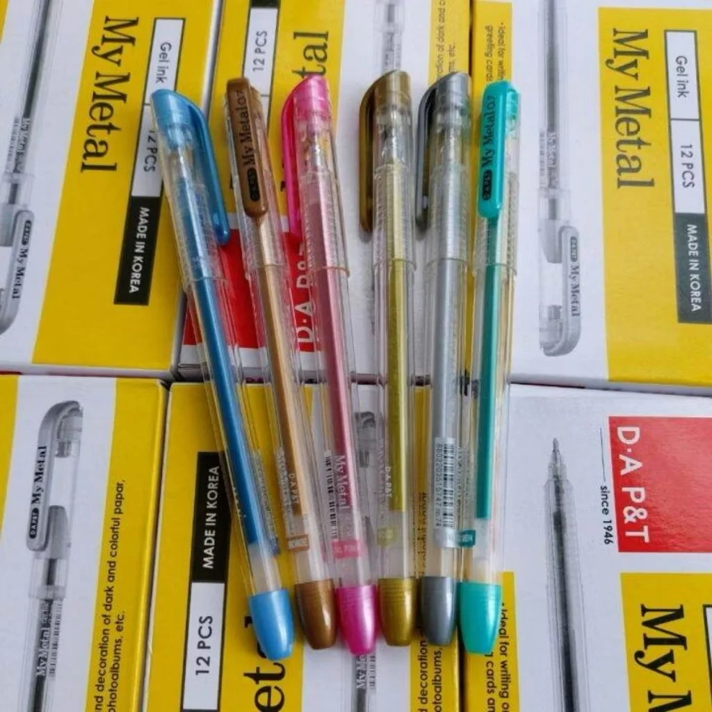 Bút My Metal Pen Đông A nhũ trang trí scrapbook, viết thiệp, album, sổ