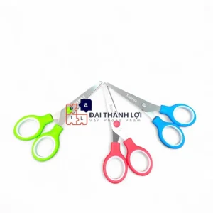 Kéo Cắt Giấy Thủ Công / Kéo Học Sinh / Kéo Văn Phòng Xuân Bo không nắp loại tốt (Giao màu ngẫu nhiên)