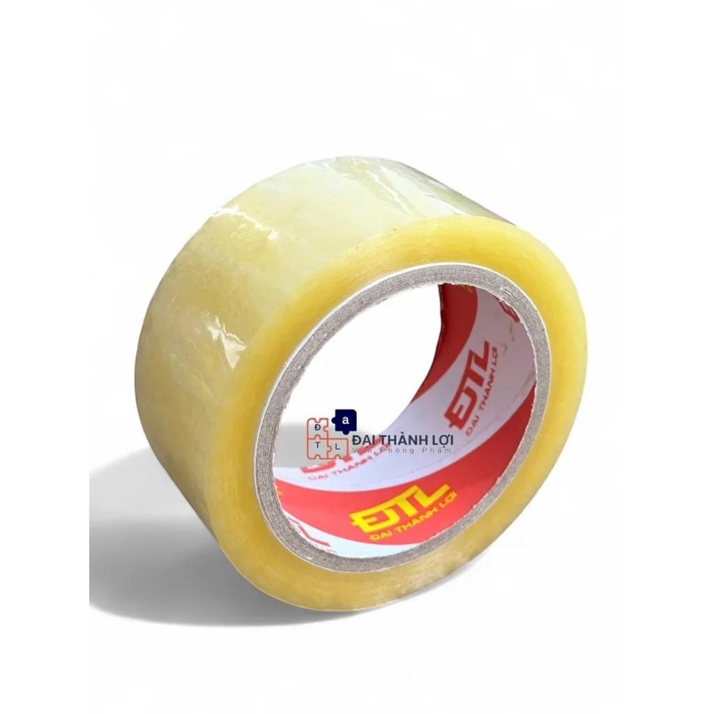 BĂNG KEO GIÁ XƯỞNG - CUỘN BĂNG KEO 120 YARD/ 200 YARD TRONG DÁN THÙNG, BĂNG KEO ĐỘ DÍNH 0.55MIC SIÊU DAI