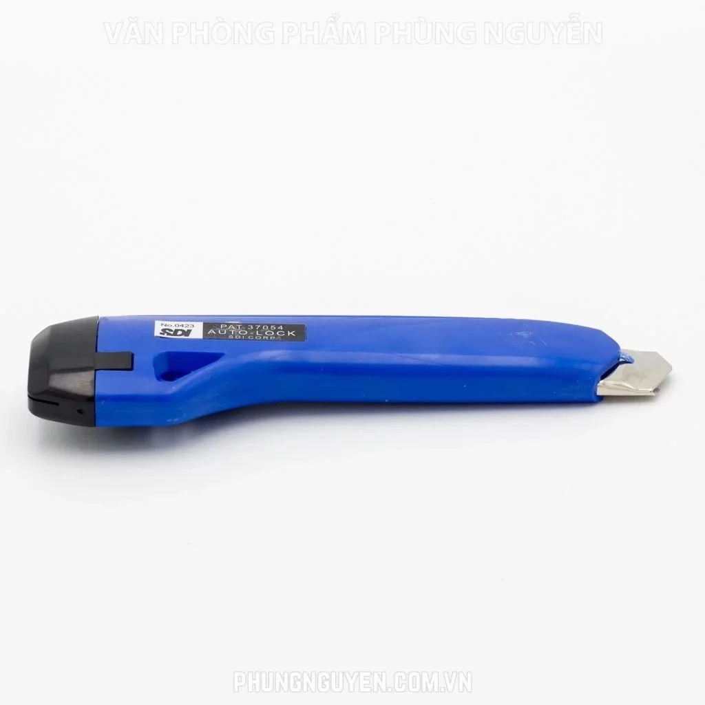 Dao Rọc Giấy Loại Lớn SDI 0423 Lưỡi Lớn 18mm xịn, siêu sắc bén, kèm 1 lưỡi dao thay thế trong thân dao