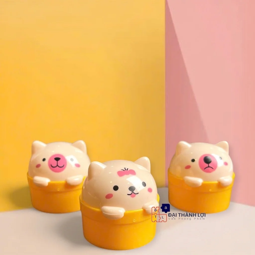 Đồ Chuốt Bút Viết Chì / Đồ Gọt Bút Viết Chì 2 Lỗ Chuốt Hình Con Mèo XL 360 Dễ Thương, Có Đồ Đựng Vỏ Chì