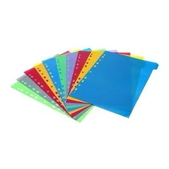 Bìa phân trang nhựa 12 số màu phân chia trang cho tờ giấy a4 chia đánh dấu file