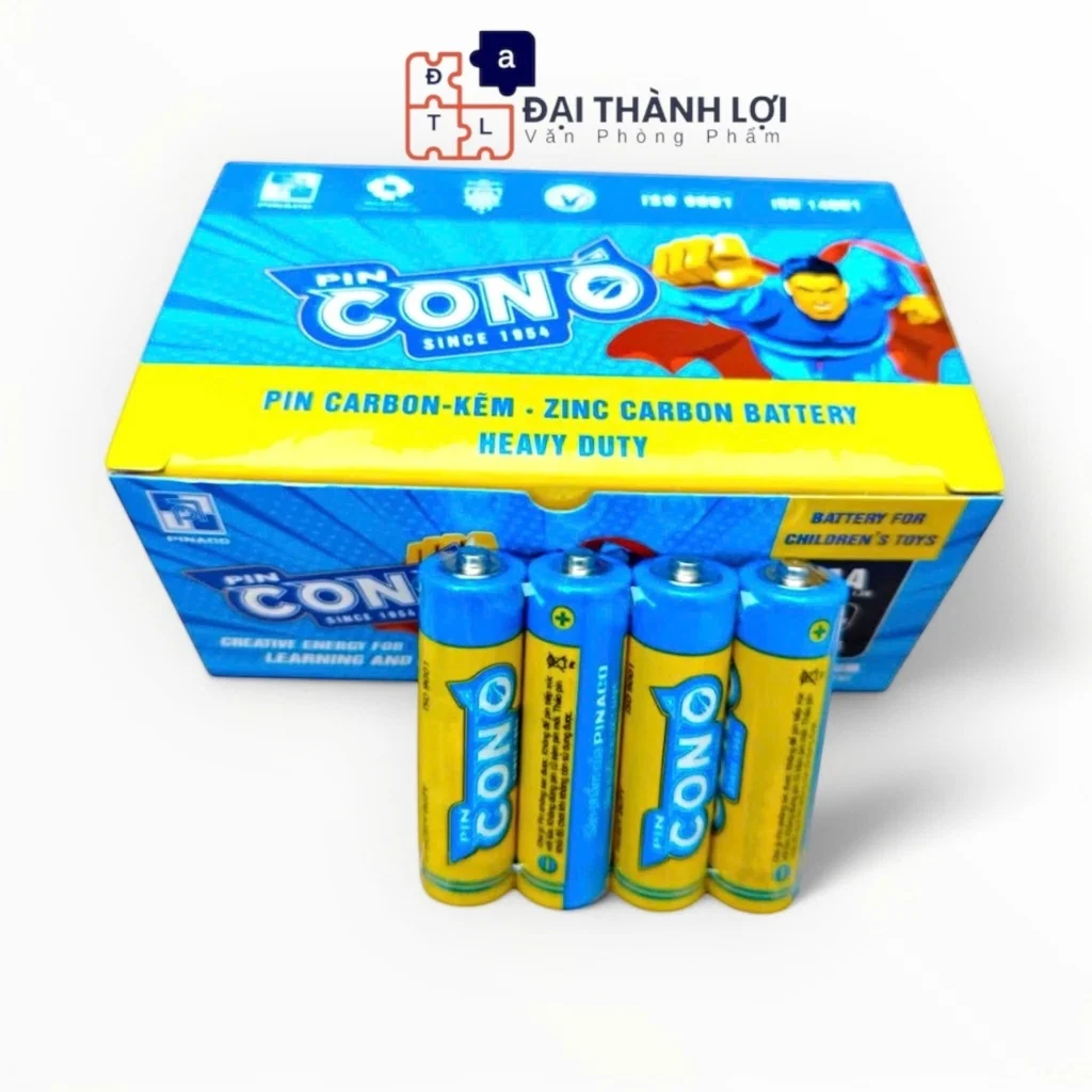 Pin tiểu Ó vàng AA (2A ) chính hãng 1,5V , pin tiểu AA PINACO