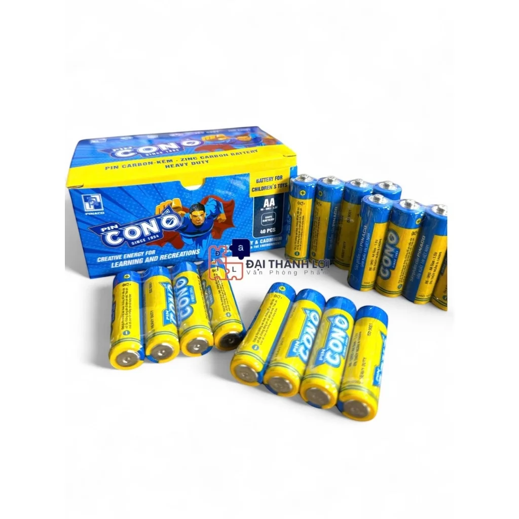 Pin tiểu Ó vàng AA (2A ) chính hãng 1,5V , pin tiểu AA PINACO