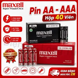 Pin Maxell Chính hãng 2A/3A Siêu Bền, Pin gắn remote, đồ chơi, đồng hồ,.. tiện lợi