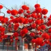 Đèn Lồng Đỏ Chất Liệu Nilon Đỏ Trang Trí Lễ Hội ,Tết-Đèn lồng chống nước làm bằng nilon