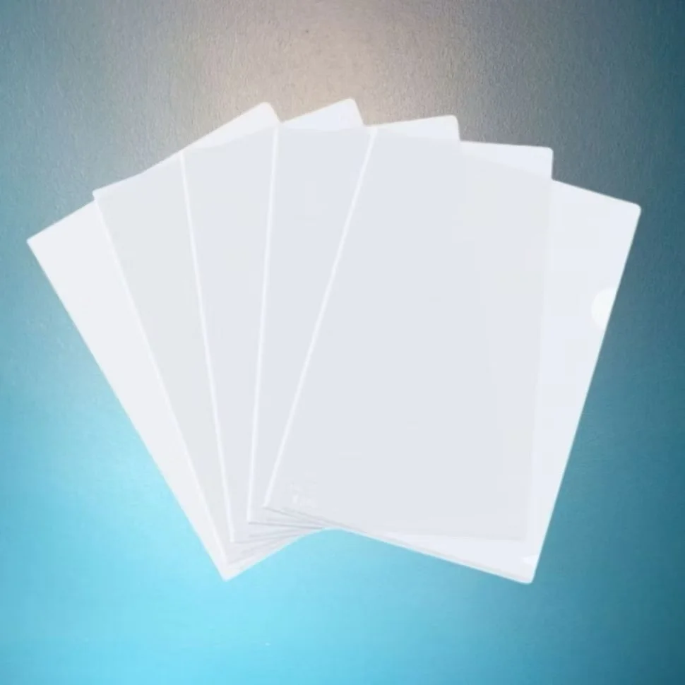 BÌA LÁ PLUS HỞ 2 CẠNH-Bìa Lá Nhựa Plus A4-F4 loại cực dày, thương hiệu Nhật Bản