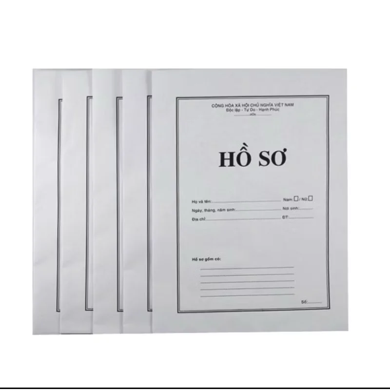 Bìa hồ sơ xin việc khổ F4 (Định lượng 100gsm)