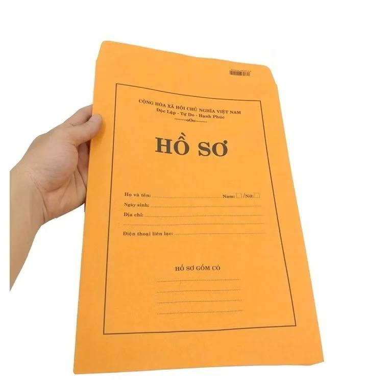 Bìa hồ sơ xin việc khổ F4 (Định lượng 100gsm)