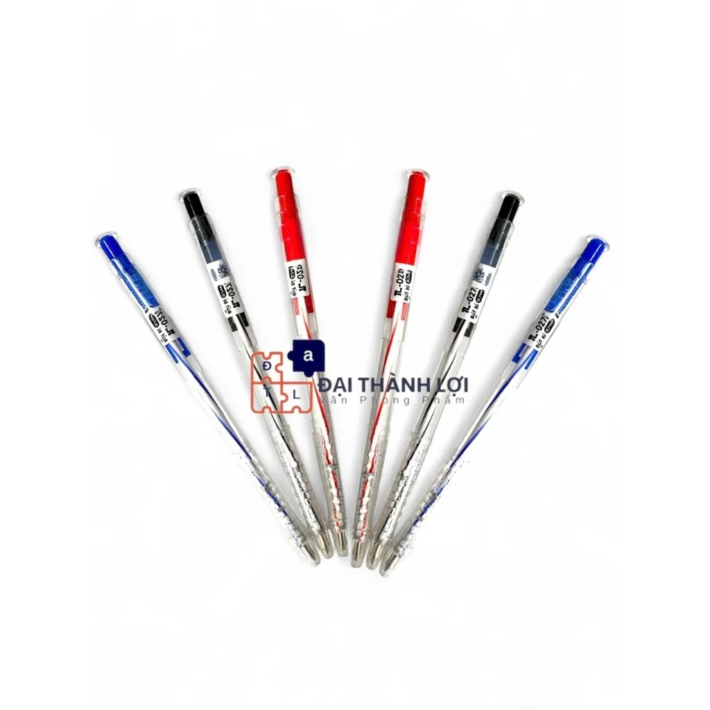 Bút bi Thiên Lộc TL-027 ngòi 0.7mm ( Mực Xanh/ Đỏ/Đen/Tím)