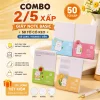 Giấy Note chữ nhật Basic 50 Tờ Có Keo Kẻ Caro/Ngang/Viền Giá Rẻ /Tập giấy nhớ phù hợp sinh viên văn phòng