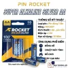 Pin ALKALINE ROCKET SILVER ( XANH ) AA 1.5V chính hãng, chất lượng cao, giá siêu tốt