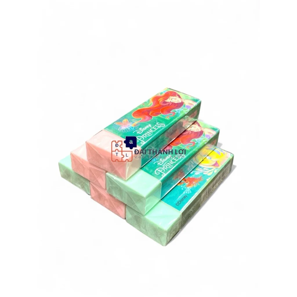 Gôm tẩy chì 2B Thiên Long Điểm 10 Disney Frozen E-017/FR và E-033/PR Tẩy sạch, ít vụn, phù hợp các bé, học sinh
