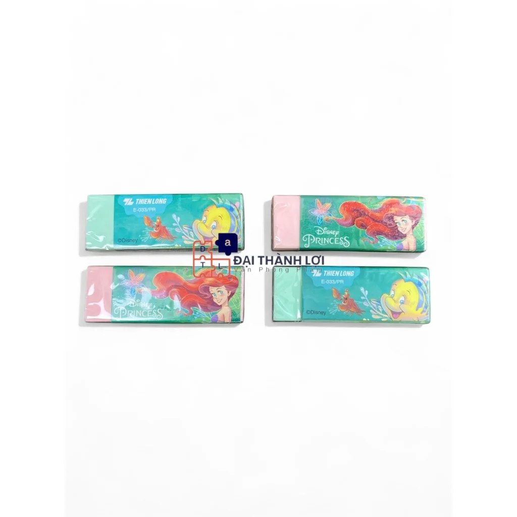 Gôm tẩy chì 2B Thiên Long Điểm 10 Disney Frozen E-017/FR và E-033/PR Tẩy sạch, ít vụn, phù hợp các bé, học sinh
