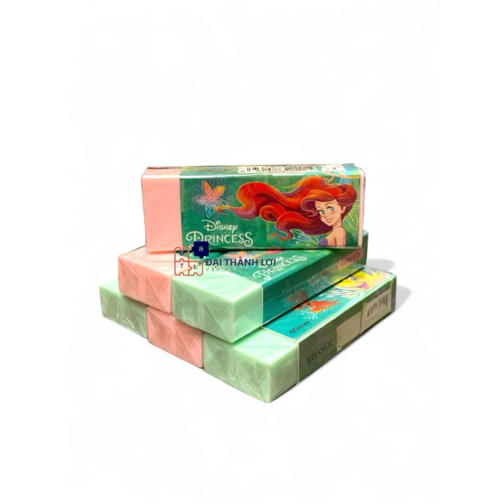 Gôm tẩy chì 2B Thiên Long Điểm 10 Disney Frozen E-017/FR và E-033/PR Tẩy sạch, ít vụn, phù hợp các bé, học sinh