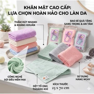 Khăn gội đầu lau mặt dày mềm đa năng chuyên spa salon nail gara ô tô thấm hút tốt