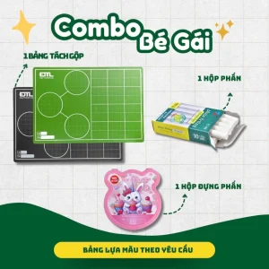 MÓN 1 Bảng + 1 Hộp Đựng Phấn+1 Hộp Phấn