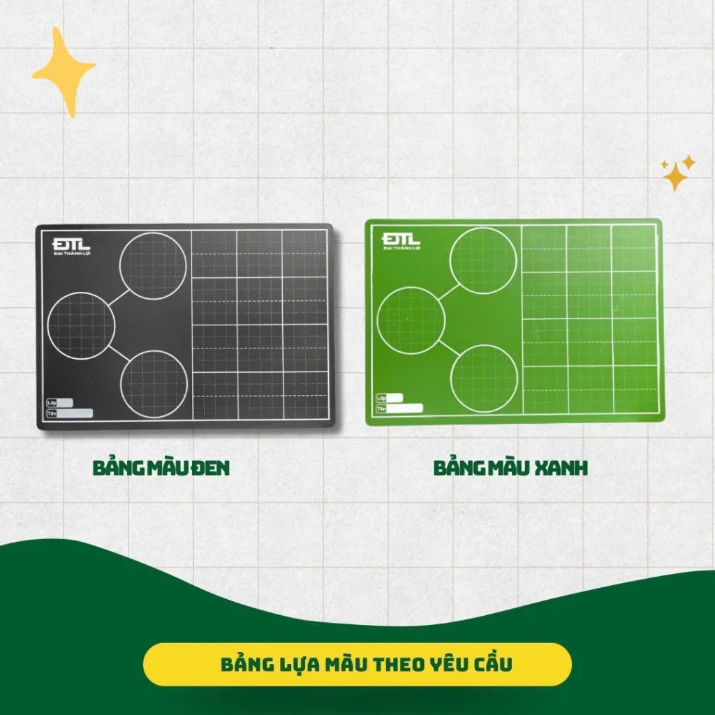 MÓN 1 Bảng + 1 Hộp Đựng Phấn+1 Hộp Phấn