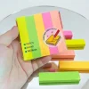 Giấy note/ghi chú màu dạ quang khổ 3x3 (cắt 3,4,5 màu) giấy ghi chú