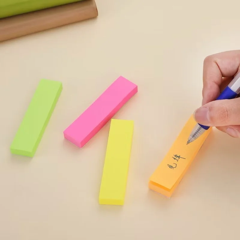 Giấy note/ghi chú màu dạ quang khổ 3x3 (cắt 3,4,5 màu) giấy ghi chú