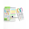 Bút dạ quang 2 đầu màu Pastel FLEX HL-001 - Bút màu highlight không lem chữ