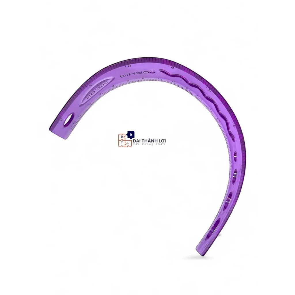 Thước Dẻo Màu 20CM Aihao chính hãng không bị phai số, xuống màu, chất lượng tốt (Giao mẫu ngẫu nhiên)