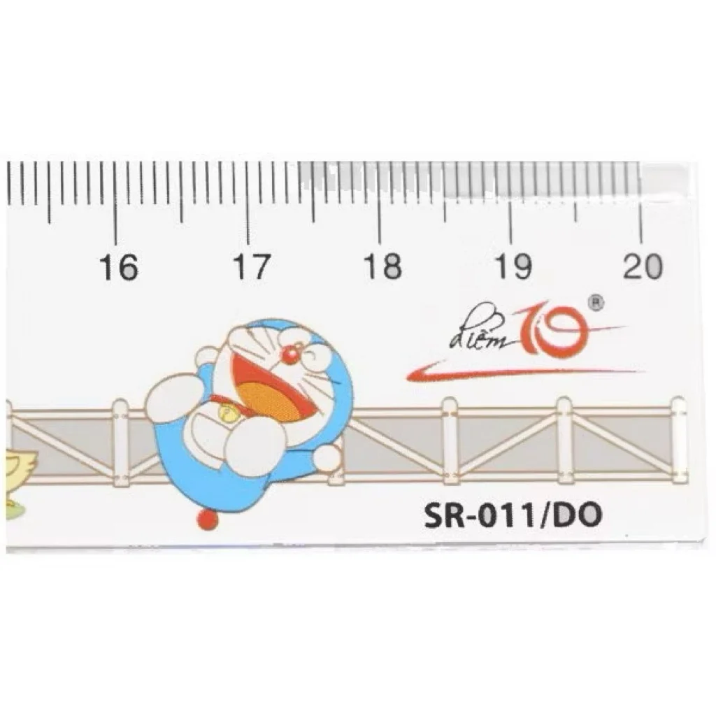 THƯỚC THẲNG DORAEMON 20Cm SR-011 ( Giao Màu Ngẫu Nhiên)
